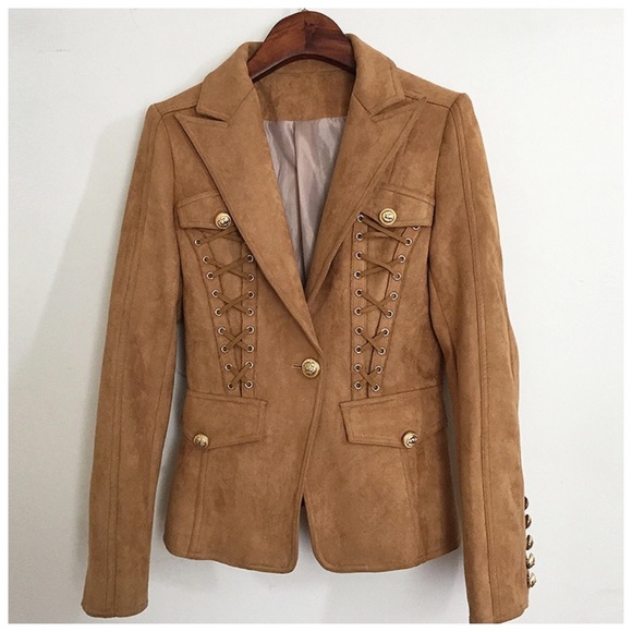 💕 The Xerena Vegan Suede Microfiber Jacket - Picture 2 of 7